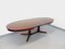 Vintage Oval Dining Table in Elm from Baumann, 1970s 10
