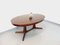 Vintage Oval Dining Table in Elm from Baumann, 1970s 13