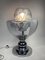 Lámpara de mesa de Murano y acero cromado al estilo de Toni Zuccheri para Mazzega, Italia, años 60, Imagen 4