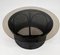 Round Coffee Table in Rattan and Black Lacquered Wicker and Smoked Glass, 1970s 4