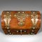English Dome Top Calling Card Box in Walnut & Brass, 1850s, Image 10