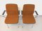 Vintage Fabric and Chrome Armchairs, 1970s, Set of 2 5