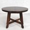 Round Table in Oak and Extensible, 1950s, Image 1