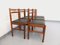 Vintage Scandinavian Teak and Skai Dining Chairs, 1960s, Set of 6 10