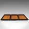 Japanese Art Deco Lacquer Serving Trays in Bamboo, 1940s, Set of 3, Image 1