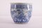 Blue White Porcelain Fish Basin Decorated with Qing Horsemen 4