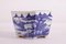 Vase Garden in White China Porcelain with Landscape Decoration of the Qing Era 1