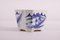 Vase Garden in White China Porcelain with Landscape Decoration of the Qing Era 3