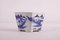 Vase Garden in White China Porcelain with Landscape Decoration of the Qing Era 4