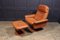 DS50 Reclining Swivel Chair and Stool from de Sede, 1970s, Set of 2, Image 7
