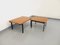 Moderne Vintage Isa Couchtische aus Teak und schwarzem Metall, 1960er, 2er Set 12