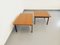 Vintage Modernist Isa Coffee Tables in Teak and Black Metal, 1960s, Set of 2 16