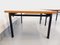 Vintage Modernist Isa Coffee Tables in Teak and Black Metal, 1960s, Set of 2 7