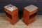 Art Deco Bedside Cabinets in Amboyna, 1925, Set of 2, Image 4