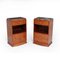 Art Deco Bedside Cabinets in Amboyna, 1925, Set of 2 5