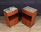 Art Deco Bedside Cabinets in Amboyna, 1925, Set of 2, Image 2