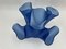 Mouth-Blown Cartoccio Vase in Blue by Pietro Chiesa for Fontana Arte, Italy 2