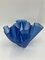 Vase Cartoccio Bleu Soufflé à la Bouche par Pietro Chiesa pour Fontana Arte, Italie 6