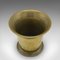 English Victorian Apothecary Mortar and Pestle in Brass, 1850s, Set of 2 6