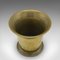 English Victorian Apothecary Mortar and Pestle in Brass, 1850s, Set of 2, Image 6