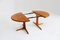 Danish Round Extendable Dining Table in Teak, Image 3