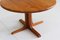Danish Round Extendable Dining Table in Teak, Image 9