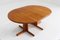 Danish Round Extendable Dining Table in Teak 4