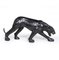 Große Panther Skulptur mit Lederbezug, 1950er 1