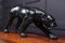 Large Leather Covered Panther Sculpture, 1950s, Image 6