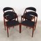 Danish Teak Chairs, 1970s, Set of 4, Image 1