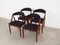 Chaises en Teck, Danemark, 1970s, Set de 4 2