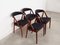 Chaises en Teck, Danemark, 1970s, Set de 4 3