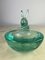 Murano Glass Ashtray in Green, Italy, 1950s, Image 2