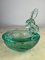 Murano Glass Ashtray in Green, Italy, 1950s 3