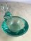 Murano Glass Ashtray in Green, Italy, 1950s, Image 5