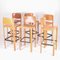 Leather Bar Stools by Matteo Grassi, 1970s, Set of 3, Image 8
