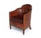 French Art Deco Leather Club Chair, 1920s, Image 3