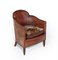French Art Deco Leather Club Chair, 1920s, Image 4