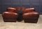 French Leather Moustache Back Club Chairs, 1930s, Set of 2, Image 5