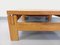 Vintage Square Coffee Table in Solid Oak, 1960s 9