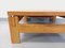 Vintage Square Coffee Table in Solid Oak, 1960s, Image 9