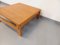 Vintage Square Coffee Table in Solid Oak, 1960s 11