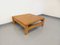 Vintage Square Coffee Table in Solid Oak, 1960s 4