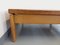 Vintage Square Coffee Table in Solid Oak, 1960s 6