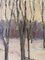 Swedish Artist, Winter Forest, 1950s, Oil on Board, Framed 6