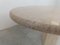 Oval Travertine Dining Table, 1970s 5