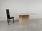 Oval Travertine Dining Table, 1970s, Image 3