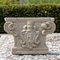 Cut Sandstone Pilaster with Central Coat of Arms 1