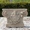 Cut Sandstone Pilaster with Central Coat of Arms, Image 1