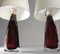 Table Lamps in Red Glass by Carl Fagerlund for Orrefors, Sweden, 1950s, Set of 2 5